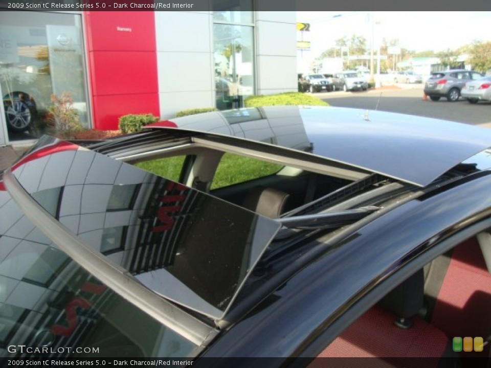 Dark Charcoal/Red Interior Sunroof for the 2009 Scion tC Release Series 5.0 #55132812
