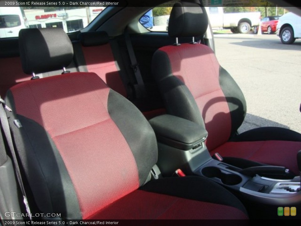Dark Charcoal/Red Interior Photo for the 2009 Scion tC Release Series 5.0 #55132899