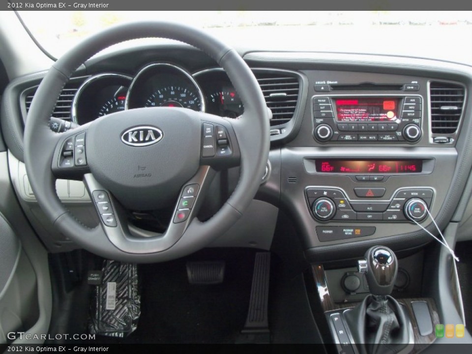 Gray Interior Dashboard for the 2012 Kia Optima EX #55134246