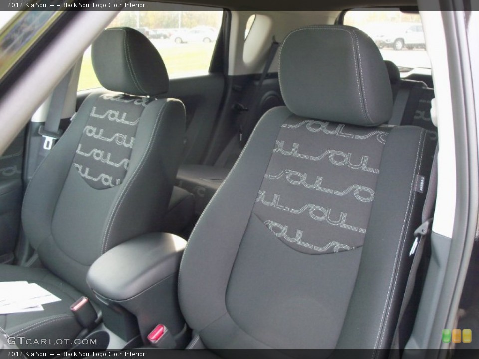 Black Soul Logo Cloth Interior Photo for the 2012 Kia Soul + #55134501