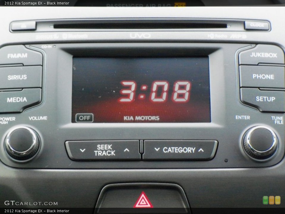 Black Interior Audio System for the 2012 Kia Sportage EX #55134592