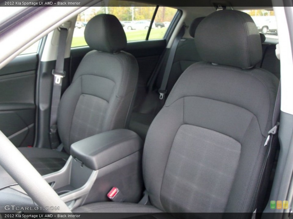 Black Interior Photo for the 2012 Kia Sportage LX AWD #55134715