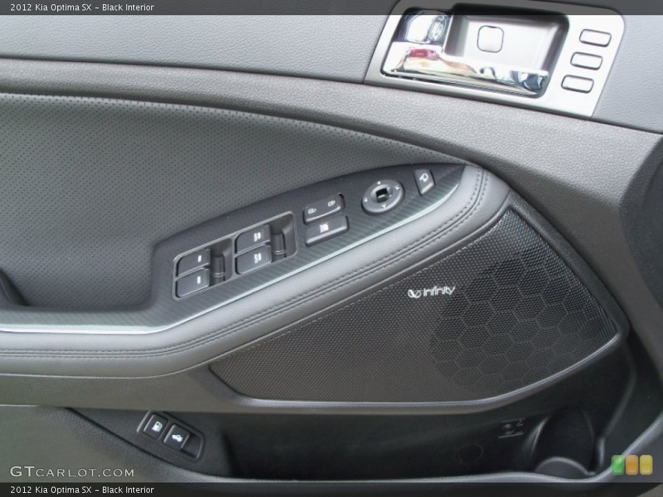 Black Interior Door Panel for the 2012 Kia Optima SX #55134808