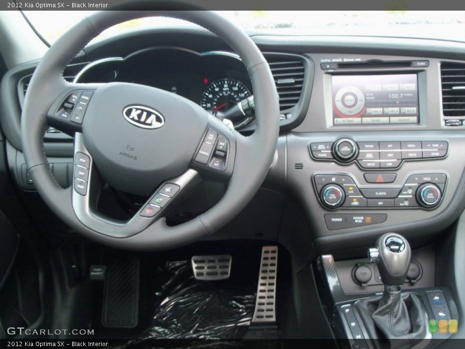 Black Interior Dashboard for the 2012 Kia Optima SX #55134817