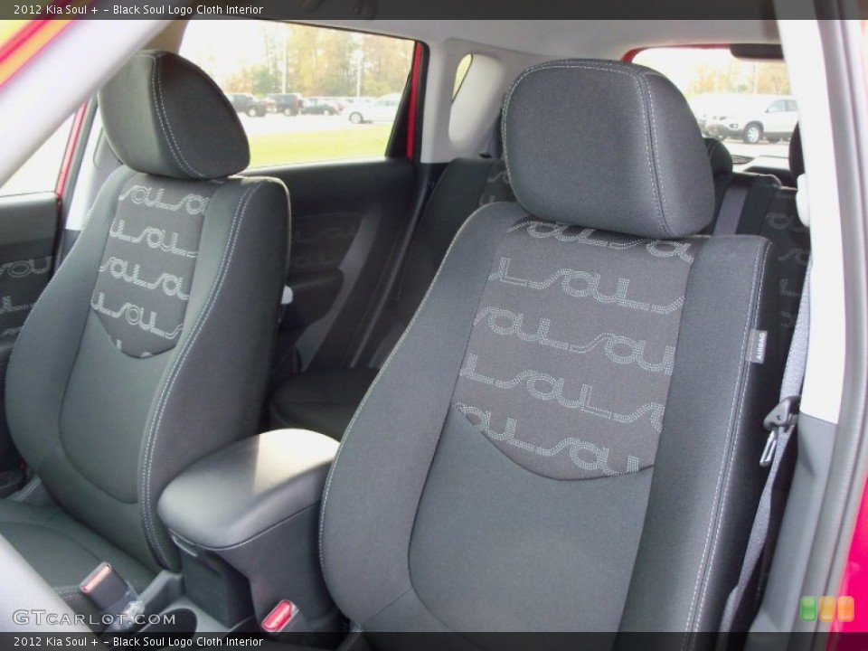 Black Soul Logo Cloth Interior Photo for the 2012 Kia Soul + #55135141