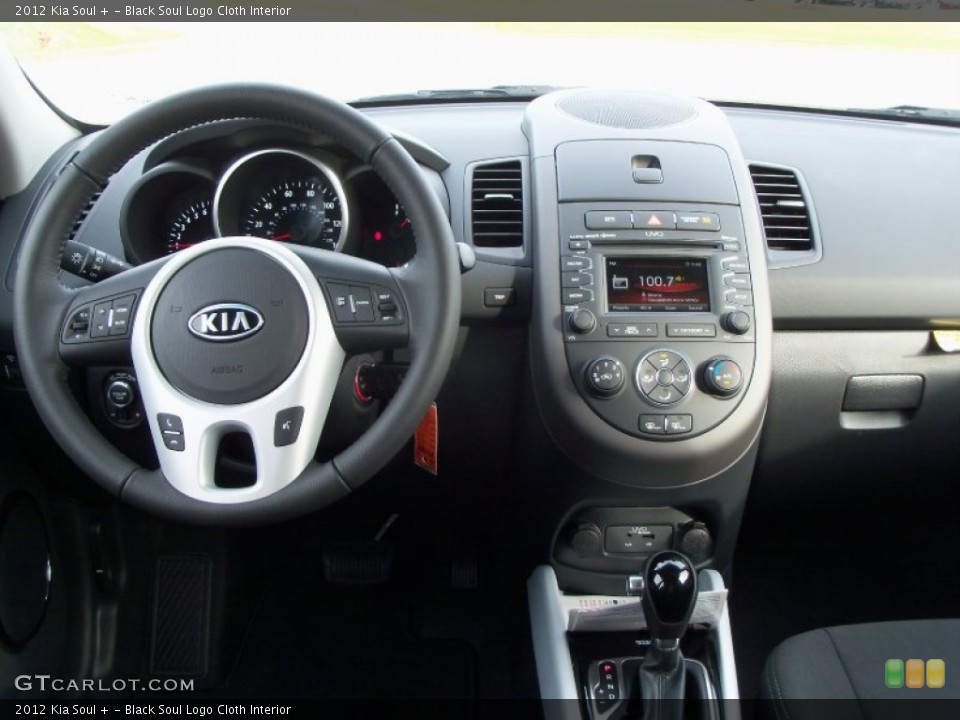 Black Soul Logo Cloth Interior Dashboard for the 2012 Kia Soul + #55135153