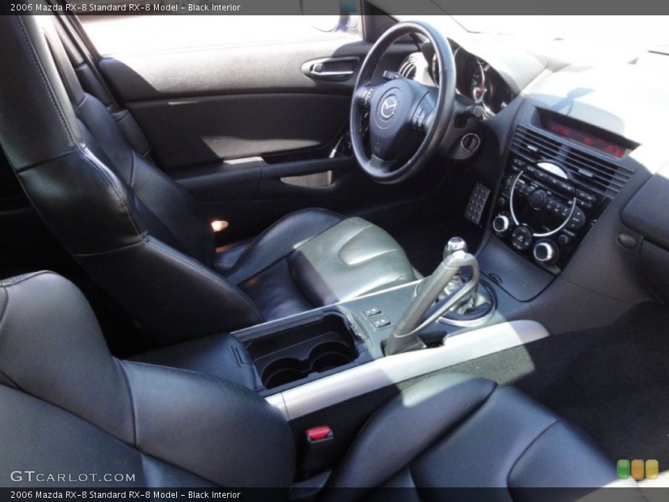 Black Interior Photo for the 2006 Mazda RX-8  #55136002