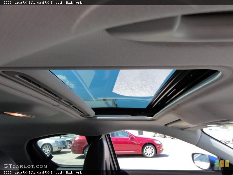 Black Interior Sunroof for the 2006 Mazda RX-8  #55136011
