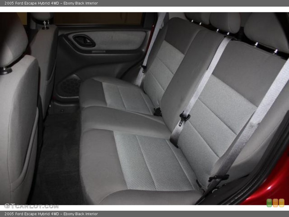 Ebony Black Interior Photo for the 2005 Ford Escape Hybrid 4WD #55136612