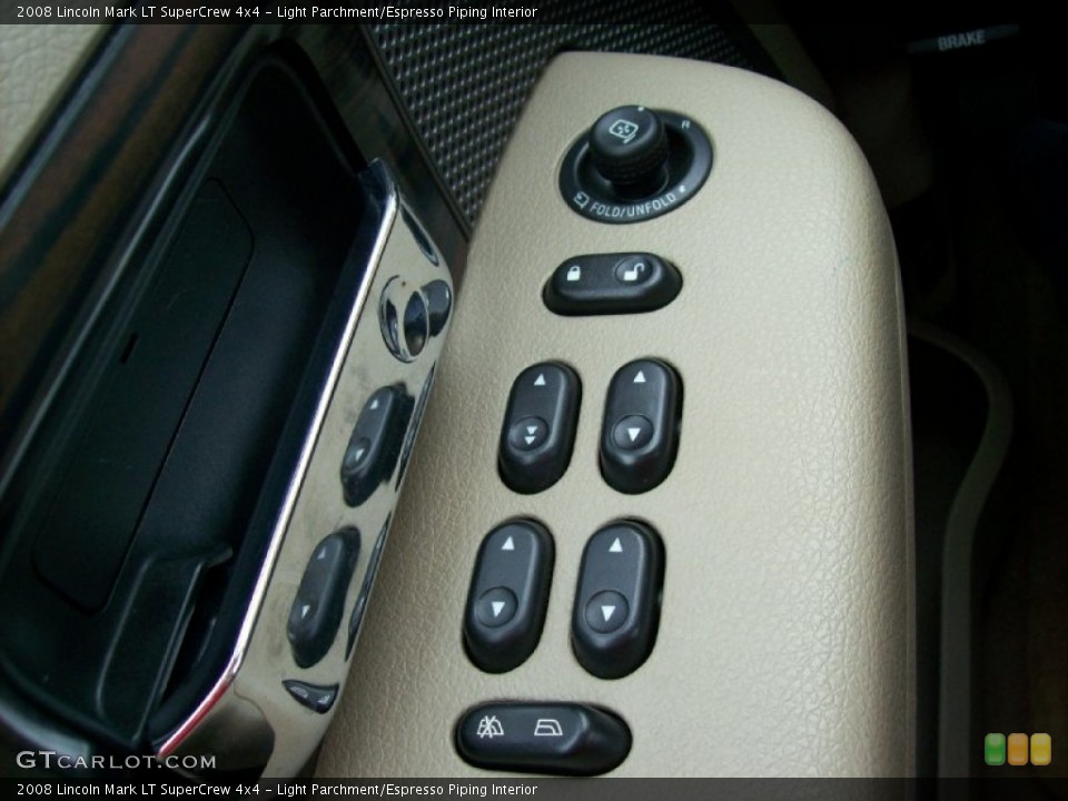 Light Parchment/Espresso Piping Interior Controls for the 2008 Lincoln Mark LT SuperCrew 4x4 #55139387