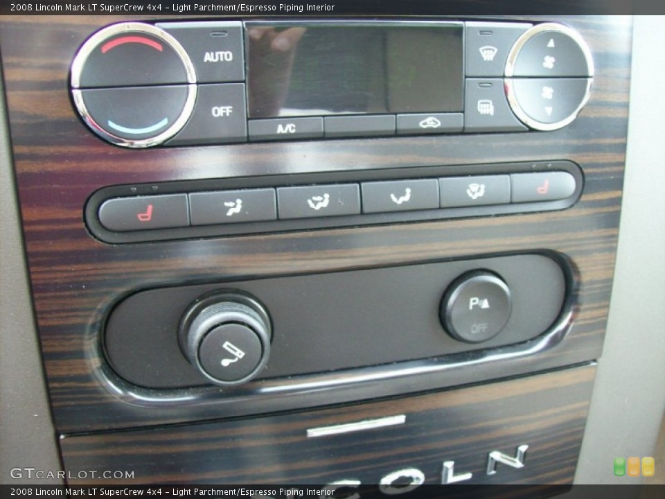 Light Parchment/Espresso Piping Interior Controls for the 2008 Lincoln Mark LT SuperCrew 4x4 #55139423