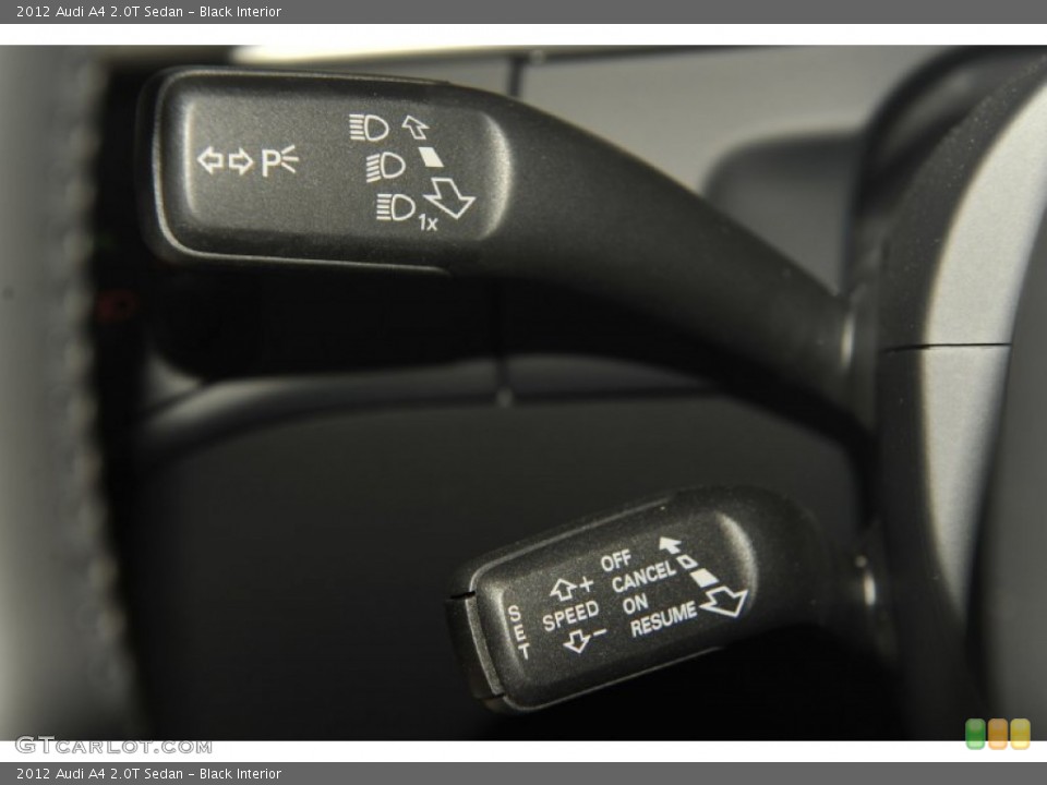 Black Interior Controls for the 2012 Audi A4 2.0T Sedan #55141571