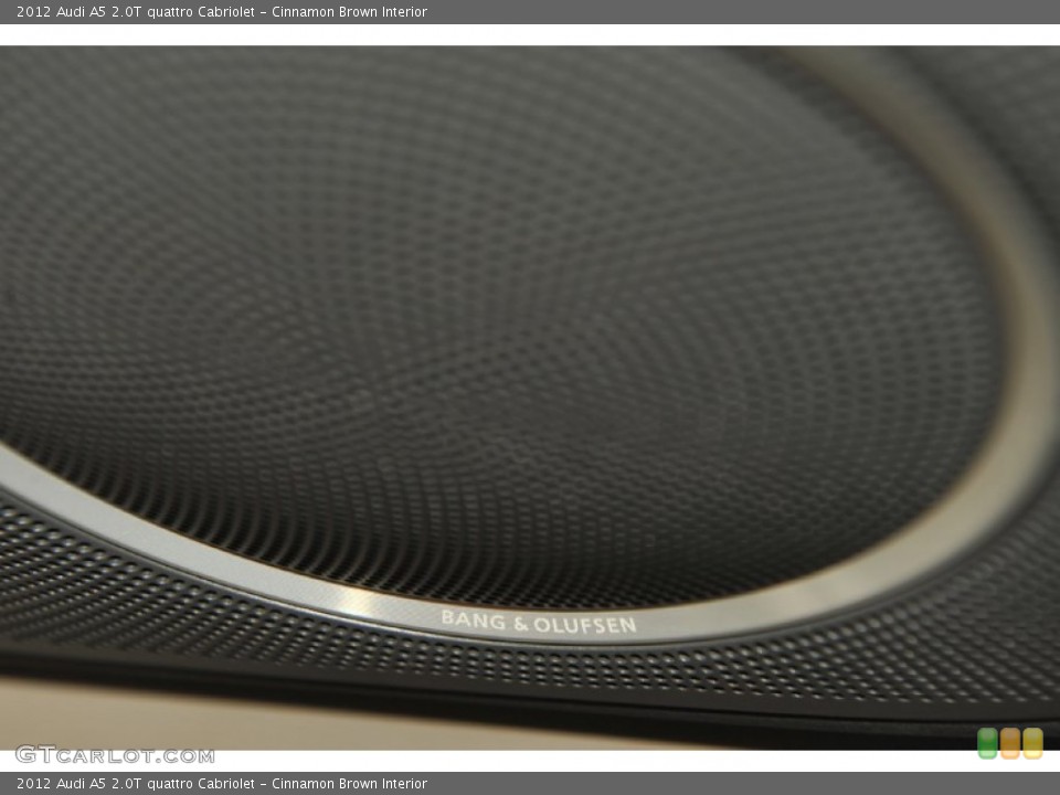 Cinnamon Brown Interior Audio System for the 2012 Audi A5 2.0T quattro Cabriolet #55142726