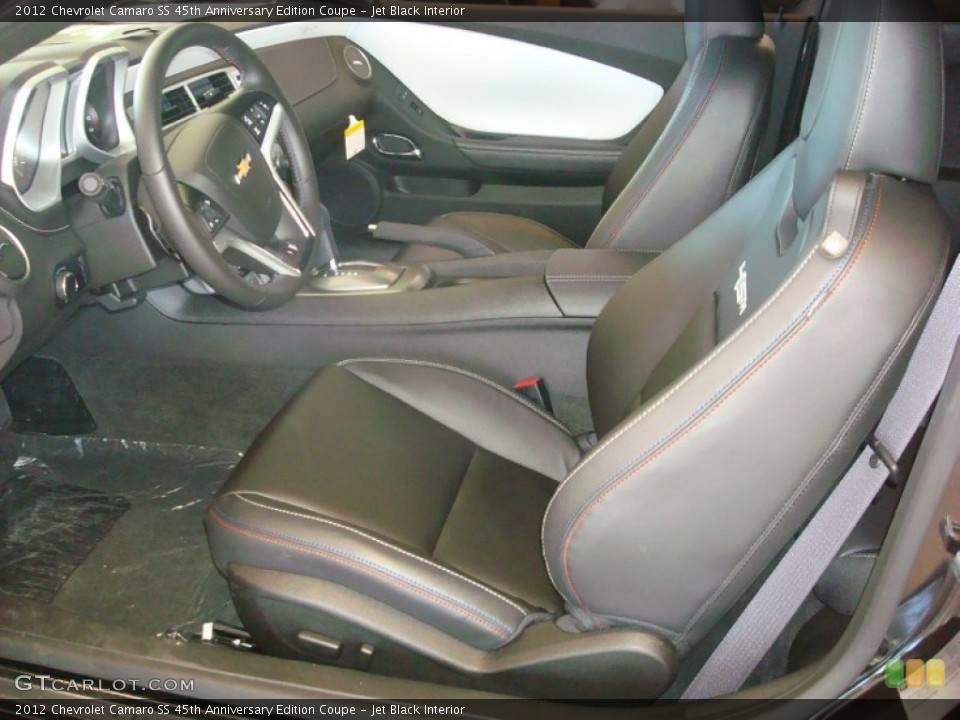 Jet Black Interior Photo for the 2012 Chevrolet Camaro SS 45th Anniversary Edition Coupe #55143611
