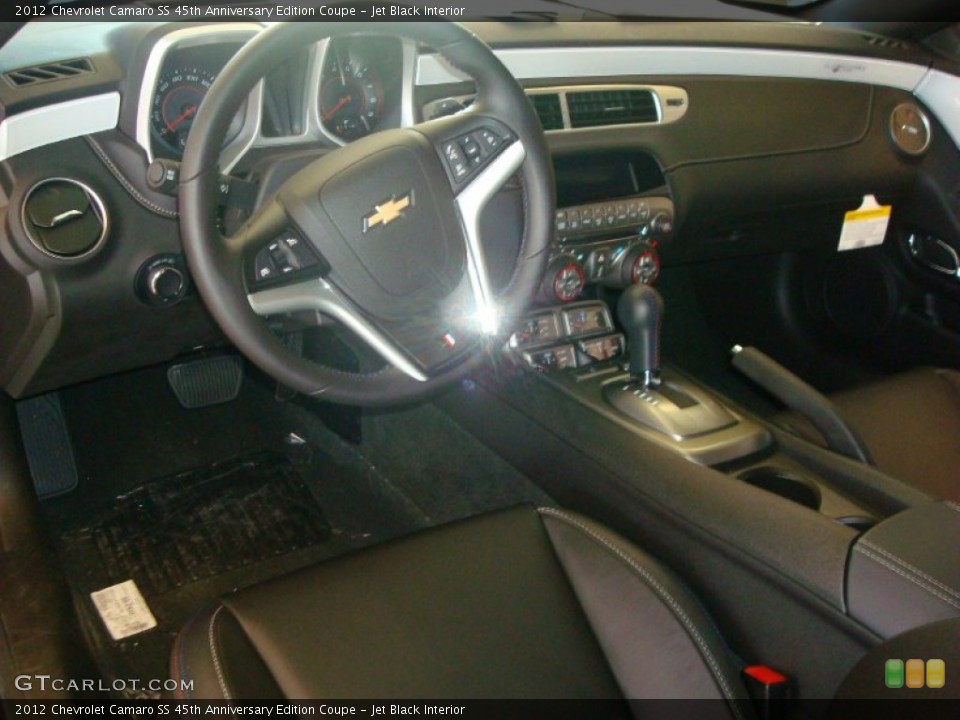 Jet Black Interior Prime Interior for the 2012 Chevrolet Camaro SS 45th Anniversary Edition Coupe #55143620