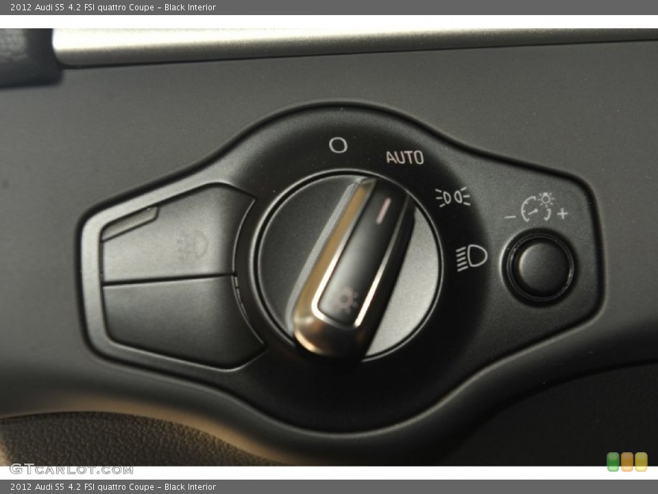 Black Interior Controls for the 2012 Audi S5 4.2 FSI quattro Coupe #55144574