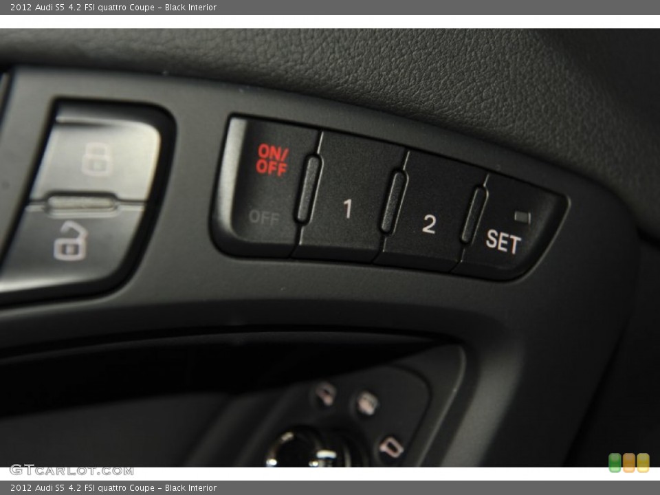 Black Interior Controls for the 2012 Audi S5 4.2 FSI quattro Coupe #55144847