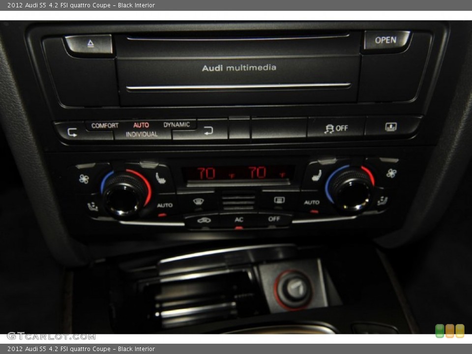Black Interior Controls for the 2012 Audi S5 4.2 FSI quattro Coupe #55145045