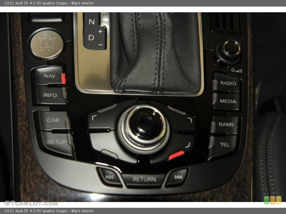 Black Interior Controls for the 2012 Audi S5 4.2 FSI quattro Coupe #55145066