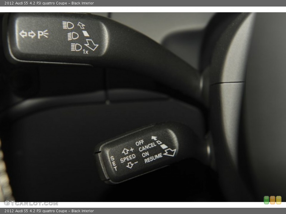 Black Interior Controls for the 2012 Audi S5 4.2 FSI quattro Coupe #55145105