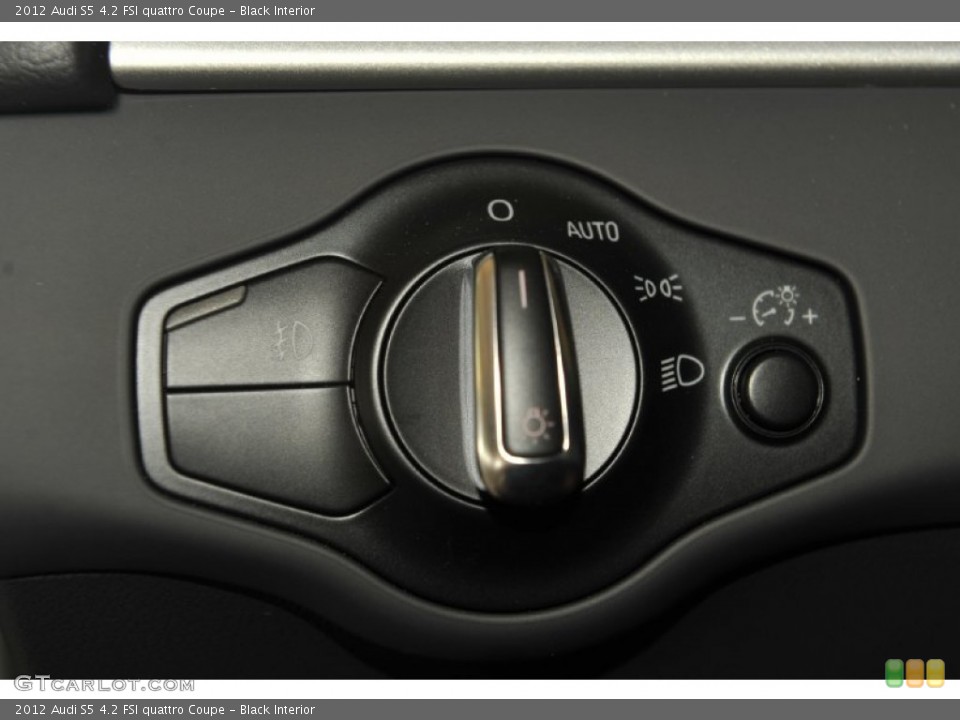 Black Interior Controls for the 2012 Audi S5 4.2 FSI quattro Coupe #55145114