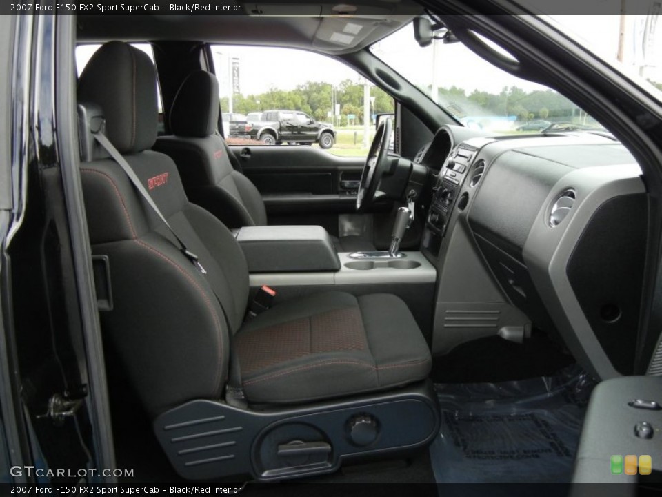 Black/Red Interior Photo for the 2007 Ford F150 FX2 Sport SuperCab #55147049