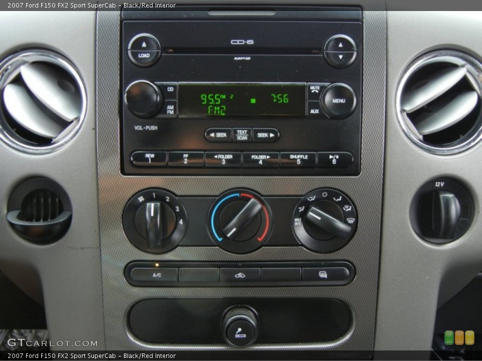 Black/Red Interior Controls for the 2007 Ford F150 FX2 Sport SuperCab #55147106