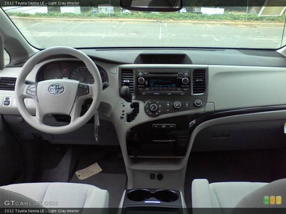 Light Gray Interior Dashboard for the 2012 Toyota Sienna LE #55147727