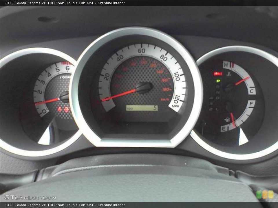 Graphite Interior Gauges for the 2012 Toyota Tacoma V6 TRD Sport Double Cab 4x4 #55148102