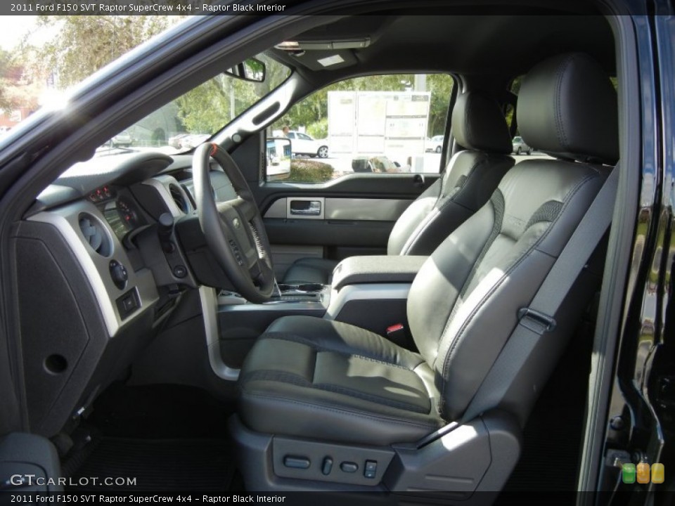 Raptor Black Interior Photo for the 2011 Ford F150 SVT Raptor SuperCrew 4x4 #55149305