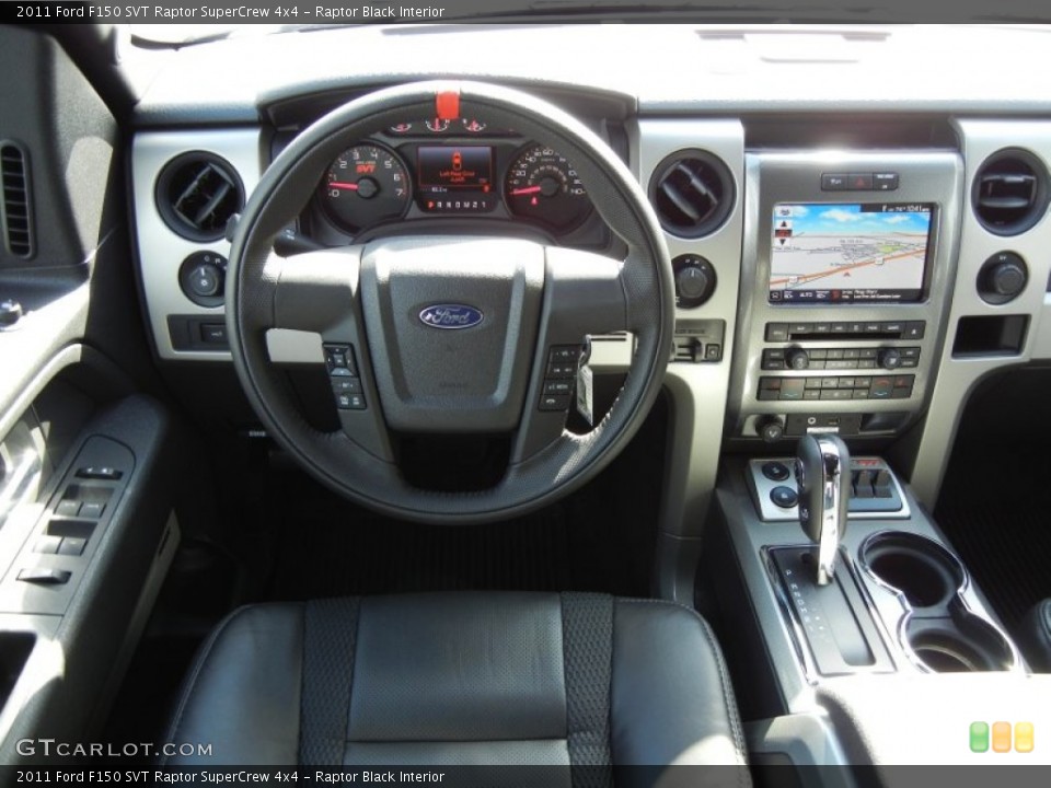 Raptor Black Interior Dashboard for the 2011 Ford F150 SVT Raptor SuperCrew 4x4 #55149331