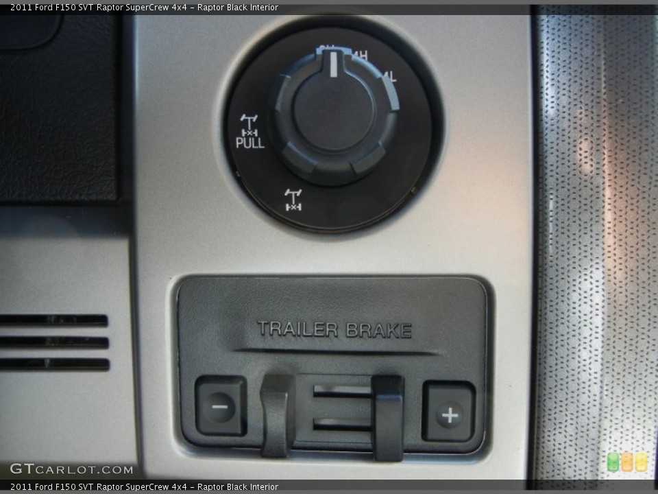 Raptor Black Interior Controls for the 2011 Ford F150 SVT Raptor SuperCrew 4x4 #55149370