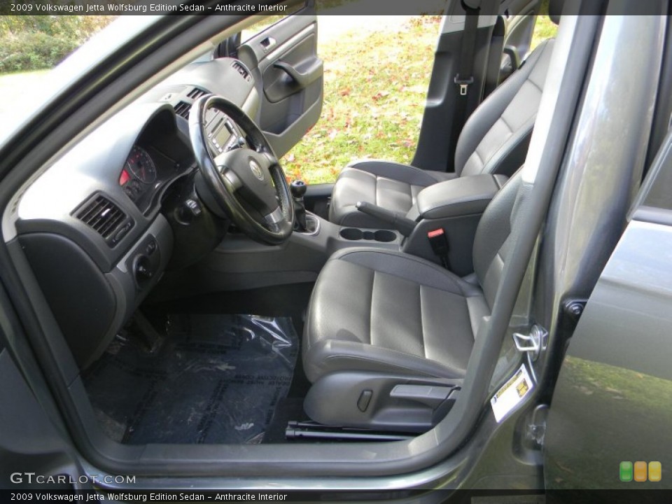 Anthracite Interior Photo for the 2009 Volkswagen Jetta Wolfsburg Edition Sedan #55149758