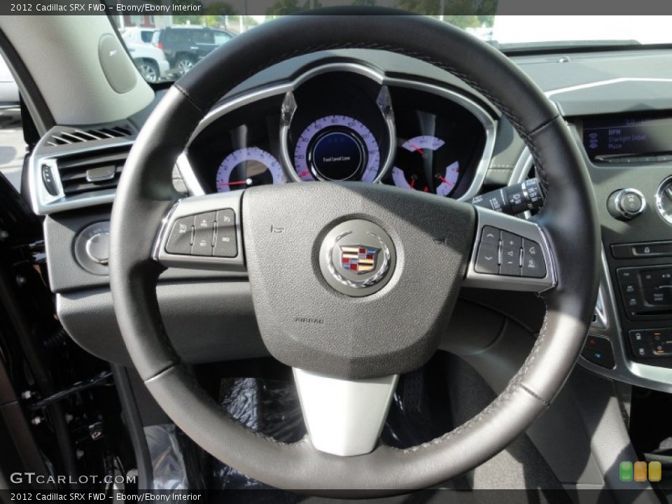 Ebony/Ebony Interior Steering Wheel for the 2012 Cadillac SRX FWD #55150739