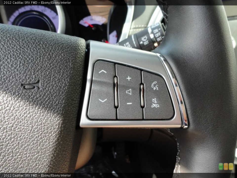 Ebony/Ebony Interior Controls for the 2012 Cadillac SRX FWD #55150775