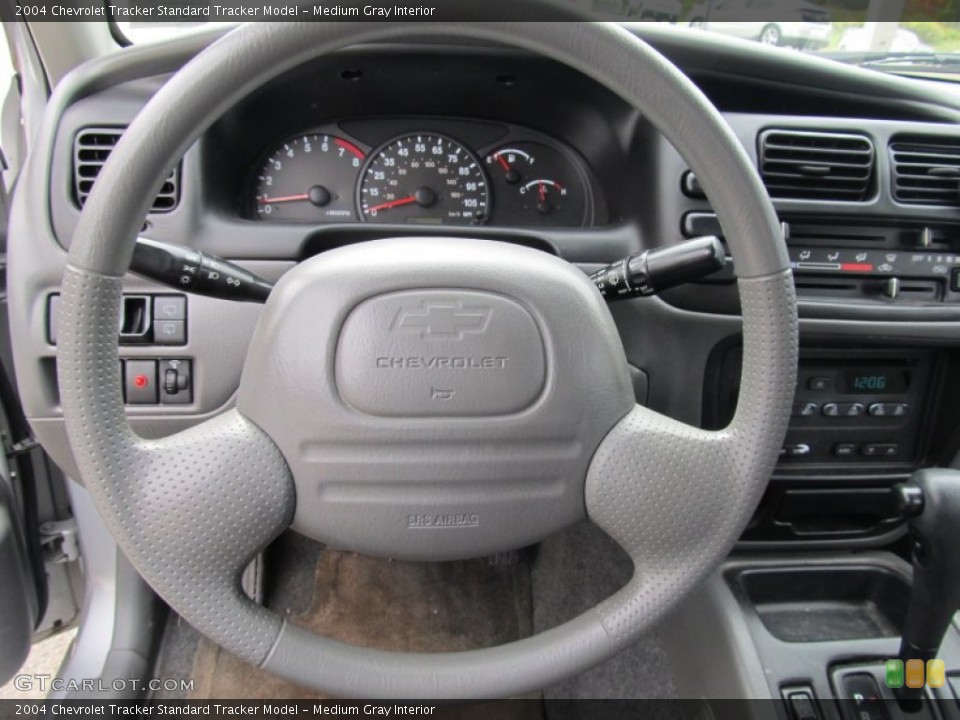 Medium Gray Interior Steering Wheel for the 2004 Chevrolet Tracker  #55151000