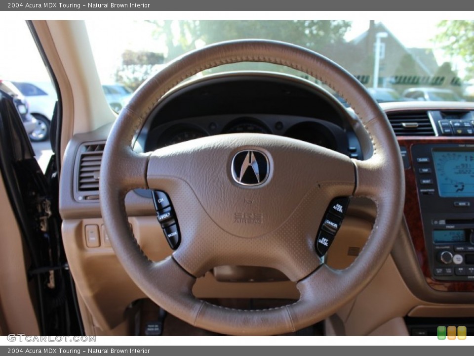 Natural Brown Interior Steering Wheel for the 2004 Acura MDX Touring #55154375