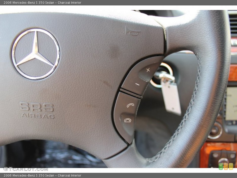 Charcoal Interior Controls for the 2006 Mercedes-Benz S 350 Sedan #55154714