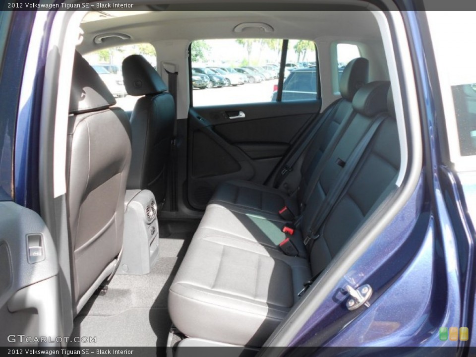 Black Interior Photo for the 2012 Volkswagen Tiguan SE #55155022