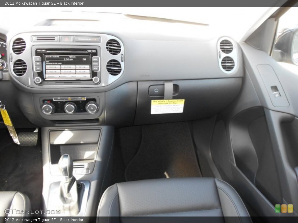 Black Interior Dashboard for the 2012 Volkswagen Tiguan SE #55155029