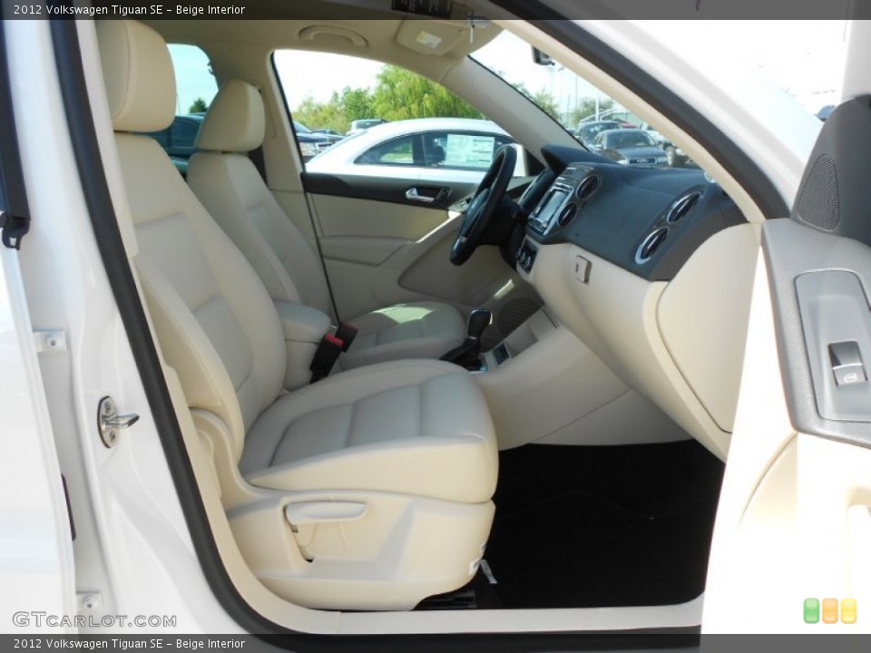 Beige Interior Photo for the 2012 Volkswagen Tiguan SE #55155425