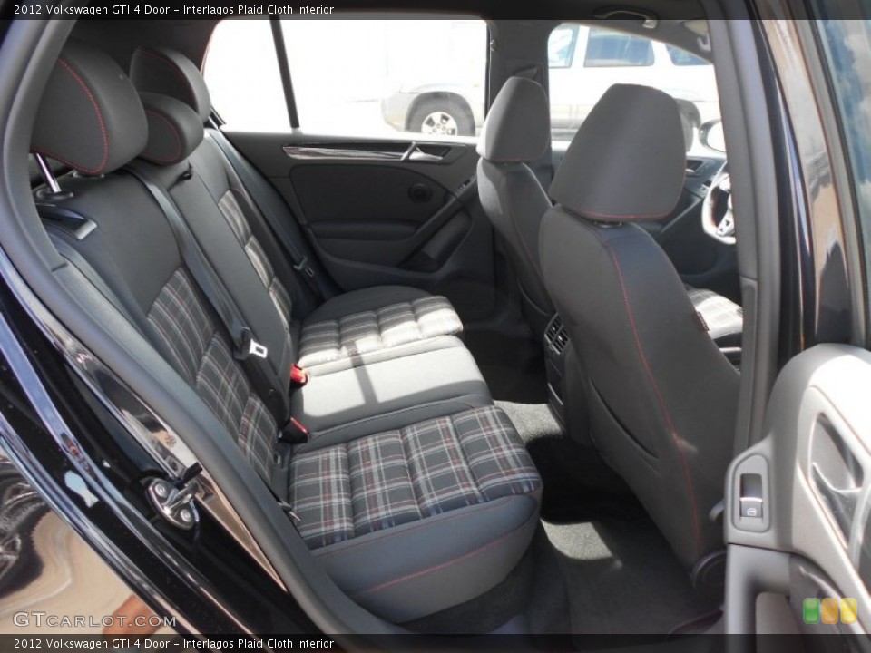 Interlagos Plaid Cloth Interior Photo for the 2012 Volkswagen GTI 4 Door #55155641
