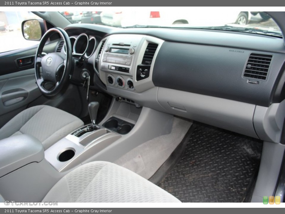 Graphite Gray Interior Photo for the 2011 Toyota Tacoma SR5 Access Cab #55157543