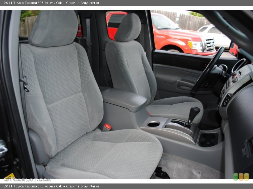 Graphite Gray Interior Photo for the 2011 Toyota Tacoma SR5 Access Cab #55157546