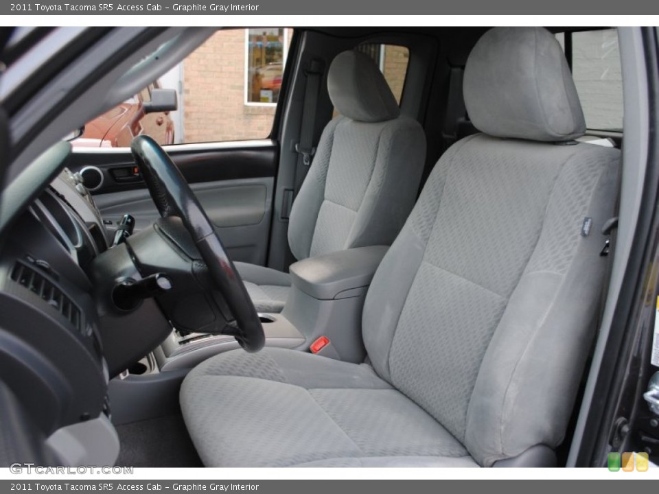 Graphite Gray Interior Photo for the 2011 Toyota Tacoma SR5 Access Cab #55157576