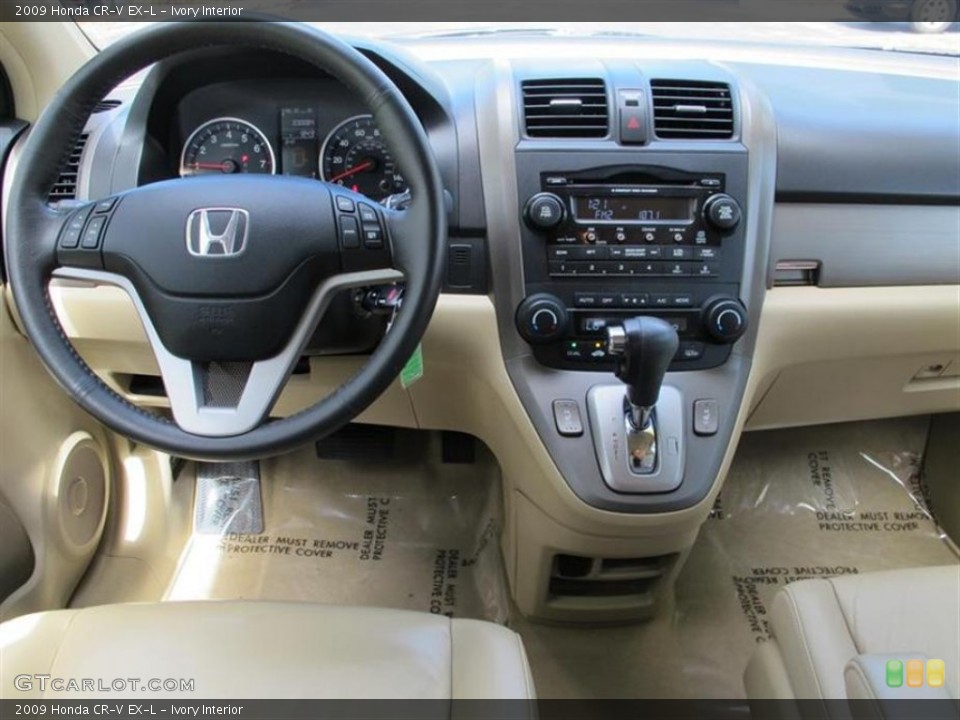 Ivory Interior Dashboard for the 2009 Honda CR-V EX-L #55158770