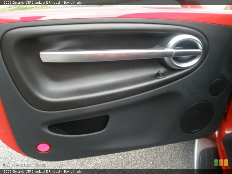 Ebony Interior Door Panel for the 2006 Chevrolet SSR  #55159958