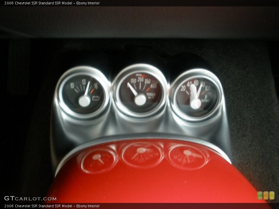 Ebony Interior Gauges for the 2006 Chevrolet SSR  #55160105