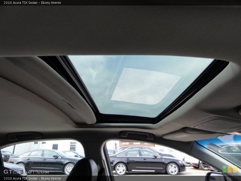 Ebony Interior Sunroof for the 2010 Acura TSX Sedan #55160489