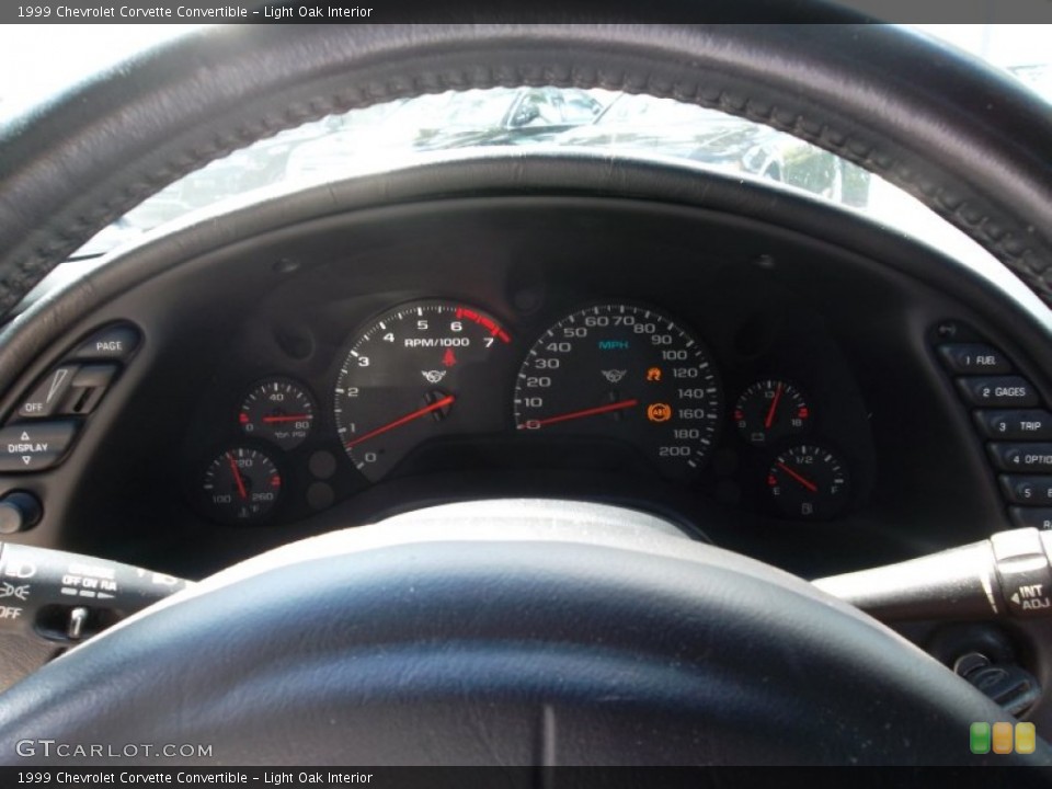 Light Oak Interior Gauges for the 1999 Chevrolet Corvette Convertible #55160865